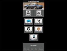 Tablet Screenshot of dynamicautowest.net